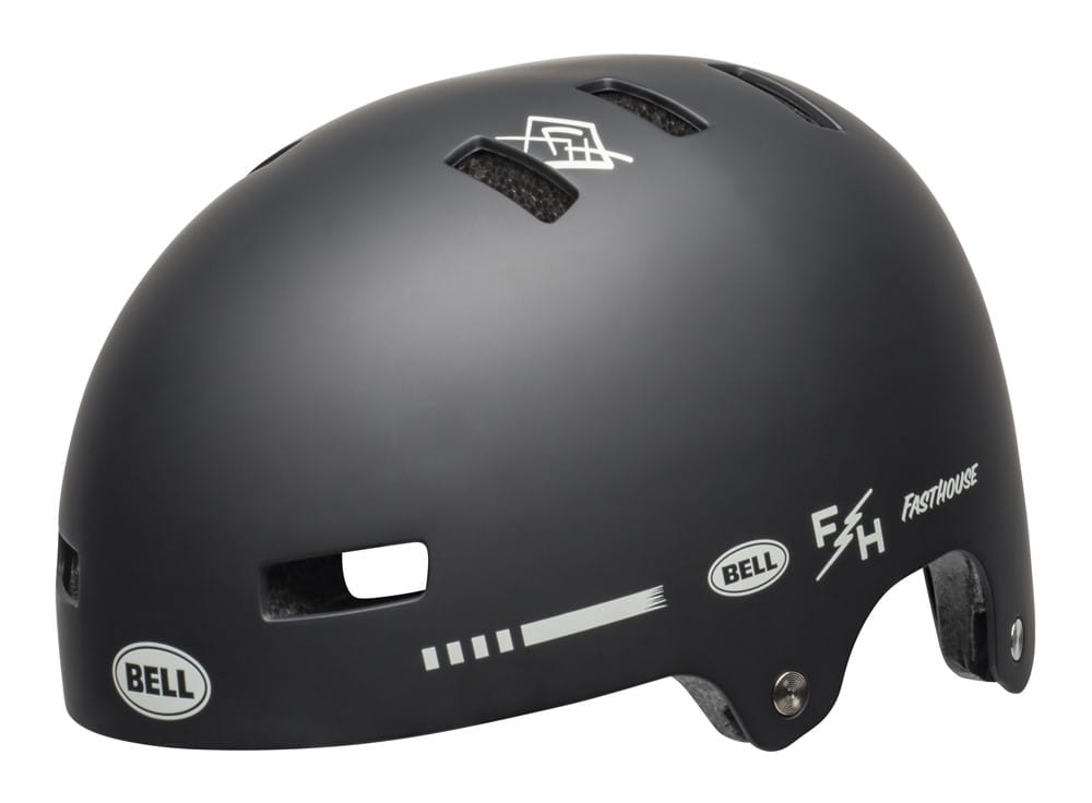Kask bmx BELL LOCAL matte black white fasthouse roz. S (51–55 cm) - rove.pl