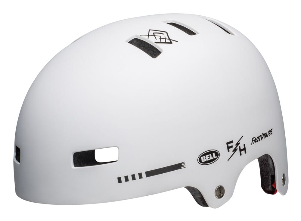 Kask bmx BELL LOCAL matte white fasthouse roz. S (51–55 cm) - rove.pl