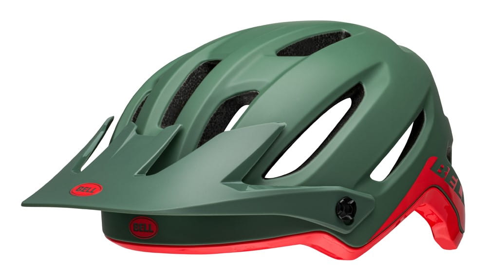Kask mtb BELL 4FORTY matte gloss dark green infrared roz. L (58–62 cm) - rove.pl
