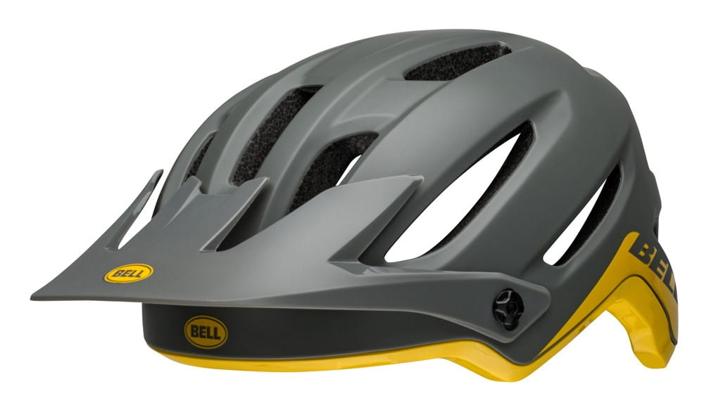 Kask mtb BELL 4FORTY matte gloss gray yellow roz. S (52–56 cm) - rove.pl