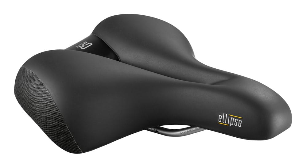 Siodło SELLEROYAL ELLIPSE RELAXED 90st. żelowe + elastomery, ergonomiczny kanał, unisex, 638g (NEW) - rove.pl
