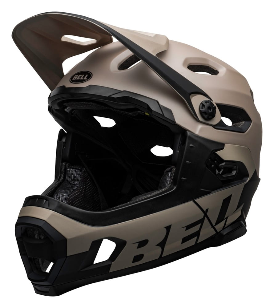Kask full face BELL SUPER DH MIPS SPHERICAL matte gloss sand black roz. L (58–62 cm) (NEW) - rove.pl