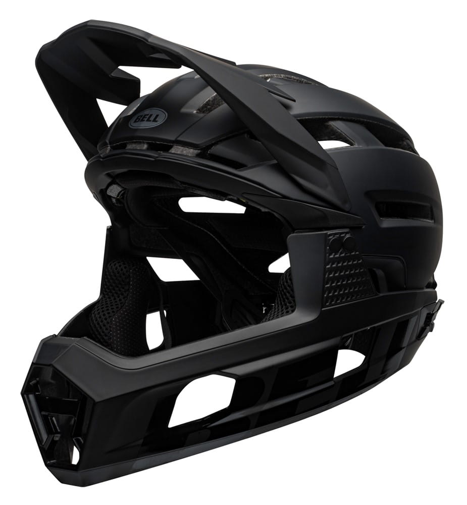 Kask full face BELL SUPER AIR R MIPS SPHERICAL matte gloss black roz. L (58–62 cm) (NEW) - rove.pl