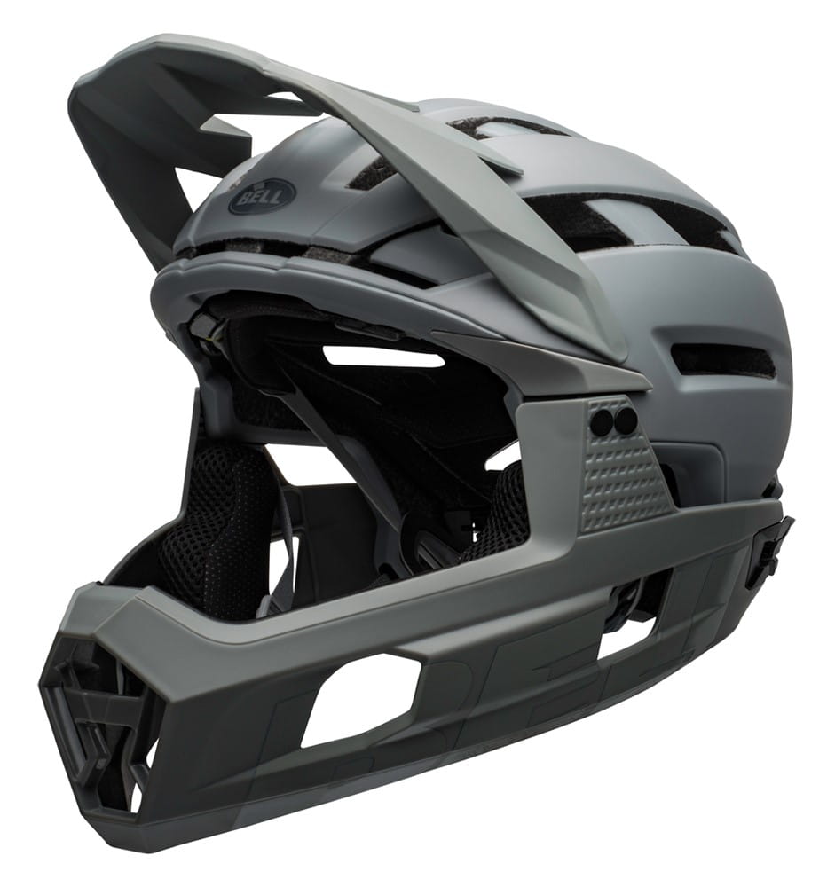 Kask full face BELL SUPER AIR R MIPS SPHERICAL matte gloss grays roz. L (58–62 cm) (NEW) - rove.pl