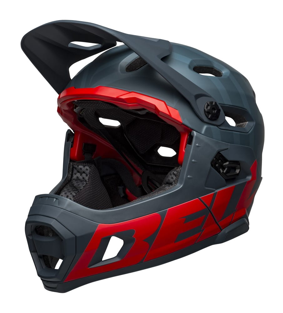 Kask full face BELL SUPER DH MIPS SPHERICAL prime matte blue crimson roz. M (55-59 cm) (NEW) - rove.pl