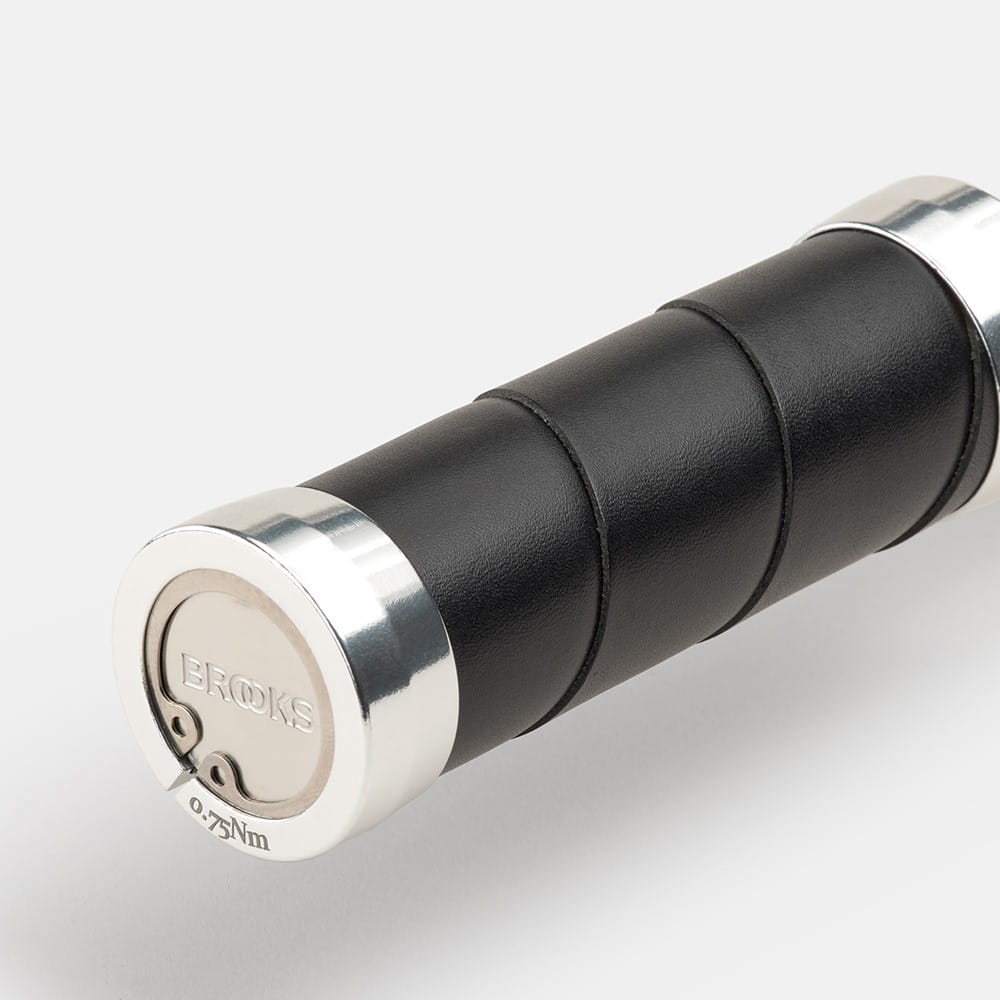 Chwyty BROOKS SLENDER LEATHER GRIPS, Black, Rozmiar 100/100 (NEW) - rove.pl
