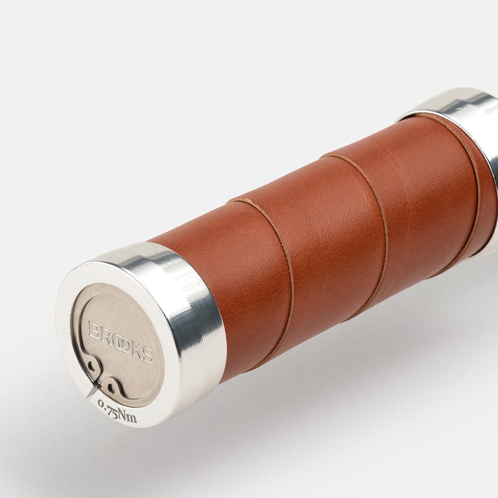 Chwyty BROOKS SLENDER LEATHER GRIPS, Honey, Rozmiar 100/100 (NEW) - rove.pl