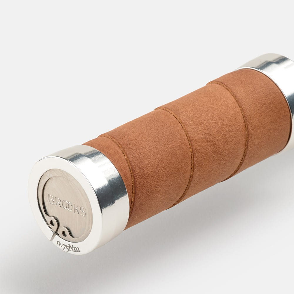 Chwyty BROOKS SLENDER LEATHER GRIPS, Aged, Rozmiar 100/100 (NEW) - rove.pl