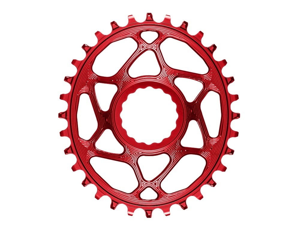 Zębatka Absoluteblack Oval Race Face Boost Cinch Direct Mount offset 3mm czerwony 32