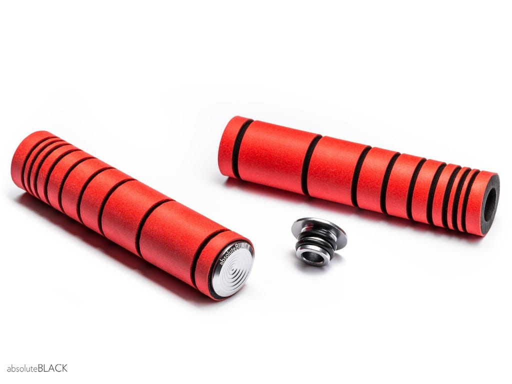 Chwyty Absoluteblack silikonowe, czerwony