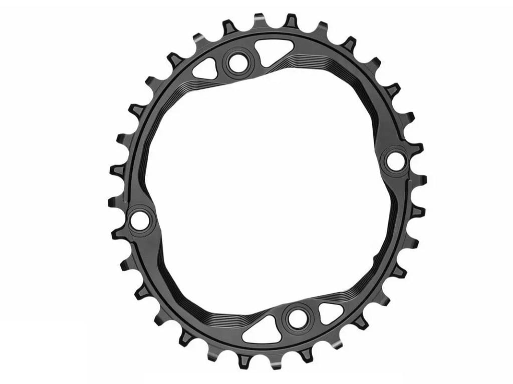 Zębatka Absoluteblack Oval 104mm, Shimano HG+ 12s, czarny 36
