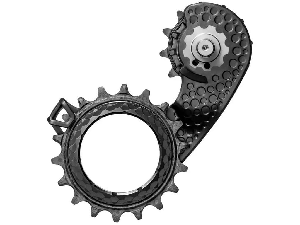 Wózek przerzutki Absoluteblack HollowCage Carbon Ceramic R9200, czarny