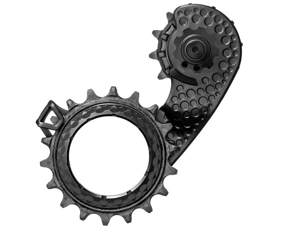 Wózek przerzutki Absoluteblack HollowCage Carbon Ceramic R8100, czarny