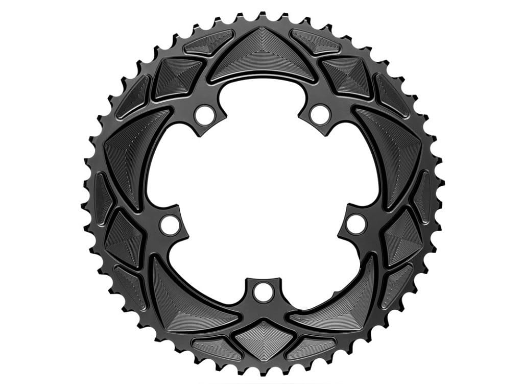 Zębatka Absoluteblack Round Premium Line 110mm/5 zewnętrzna, czarny 52