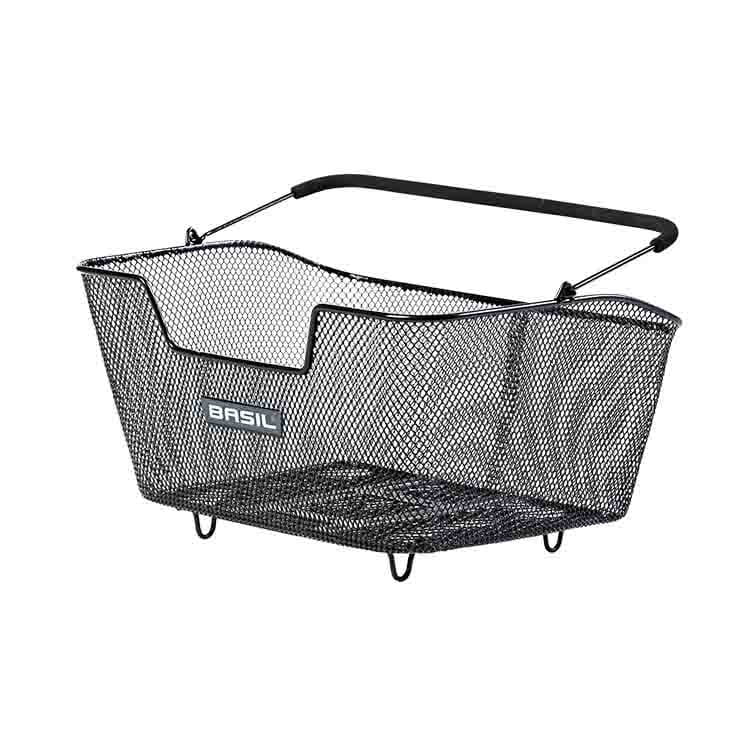 Kosz na tylny bagażnik BASIL BASE M MULTI SYSTEM, MULTI System, stalowy czarny (NEW)