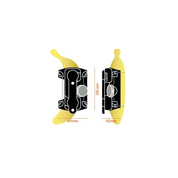 Uchwyt uniwersalny Fidlock TWIST Uchwyt UNI + baza BIKE