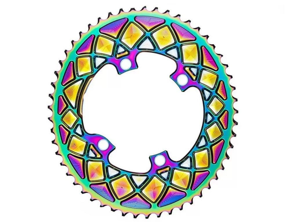 Zębatka Absoluteblack Oval Premium Line R9100, R8000 110mm zewnętrzna, PVD 52